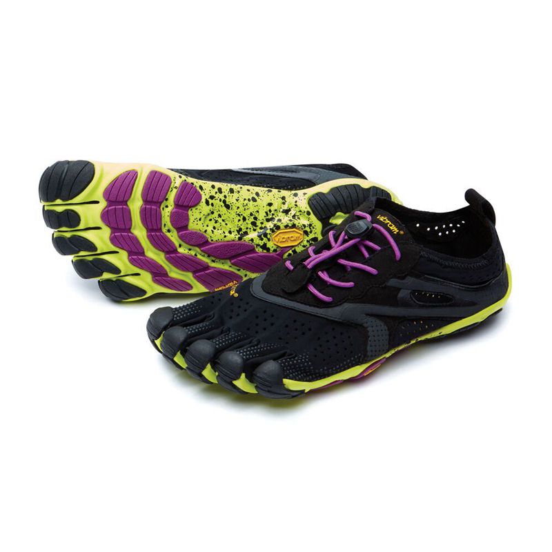 Vibram FiveFingers V-Run Női Futócipő - Fekete AXPM775